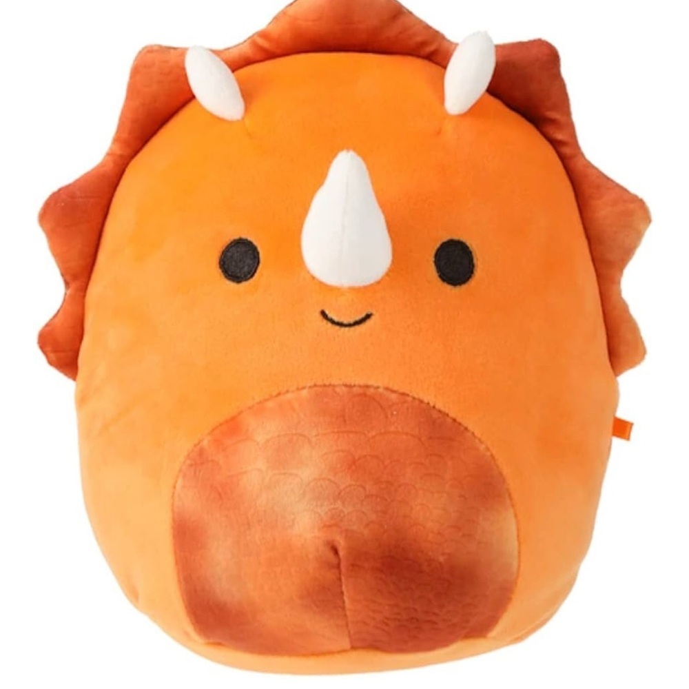 Squishmallows Lyan the Triceratops Stuffed Animal 7.5 Inch NWT